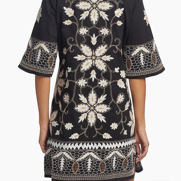 Figue Lynne Floral Embroidered Cotton Dress - Picture 5 of 9